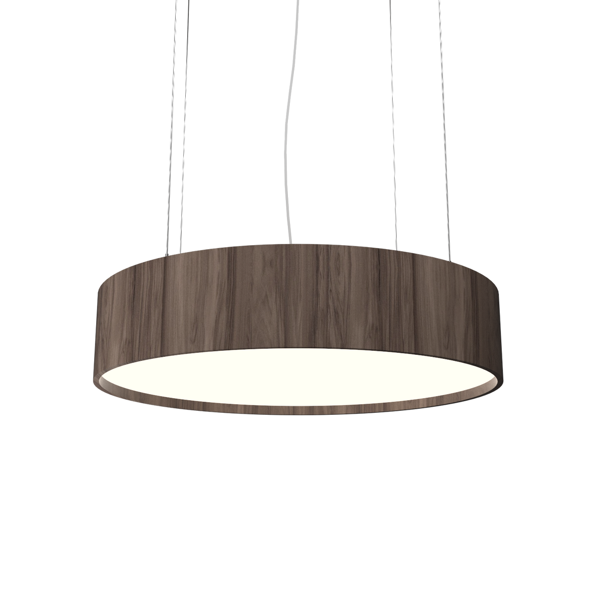 Accord Lighting 1038LED.18 Cylindrical Accord Pendant in American Walnut