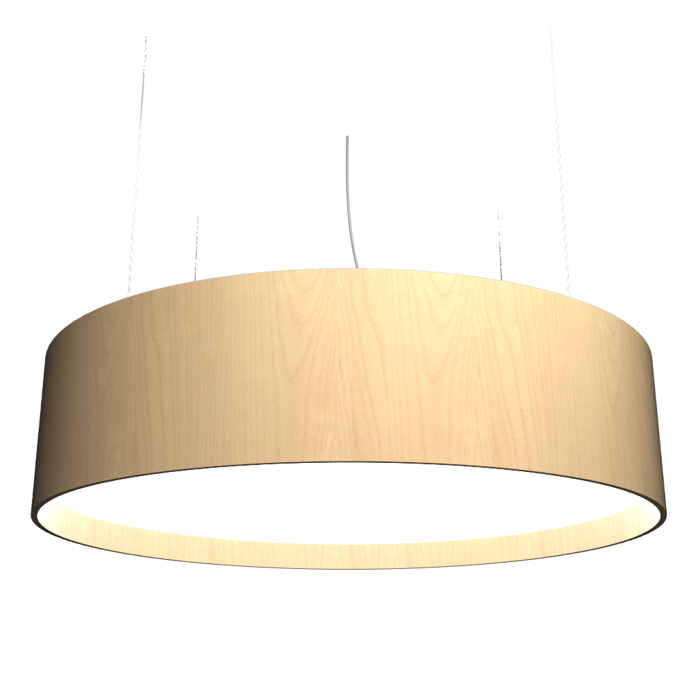 Accord Lighting 207LED.34 Cylindrical Accord Pendant in Maple