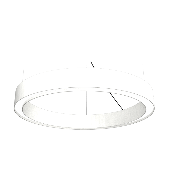 Accord Lighting 1349LED.47 Cylindrique Accord Suspension en blanc biologique
