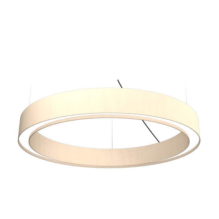 Accord Lighting 1349LED.48 Cylindrique Accord Suspension dans un cappuccino bio