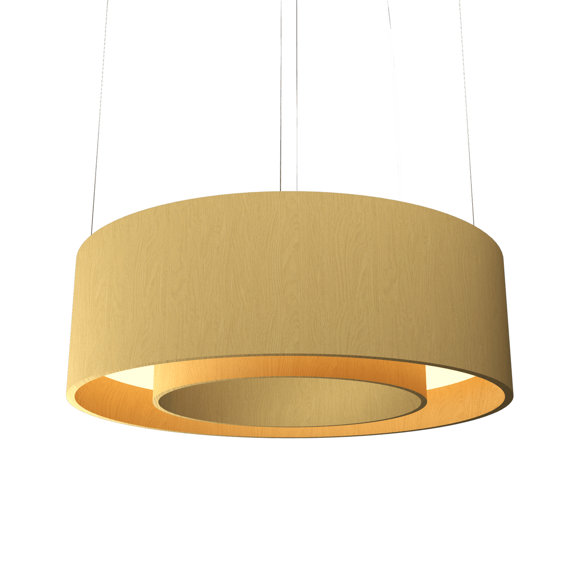 Accord Lighting 215LED.49 Cylindrical Accord Pendant in Organic Gold