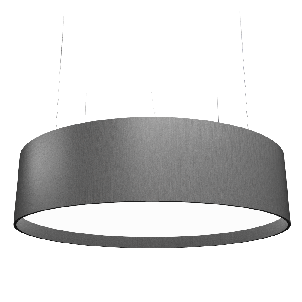 Accord Lighting 207LED.50 Cylindrical Accord Pendant in Organic Grey