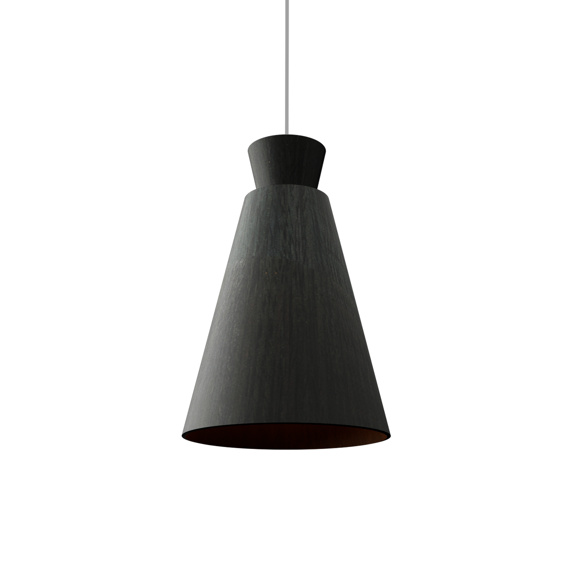 Accord Lighting 1473.44 Conical Accord Pendant in Charcoal