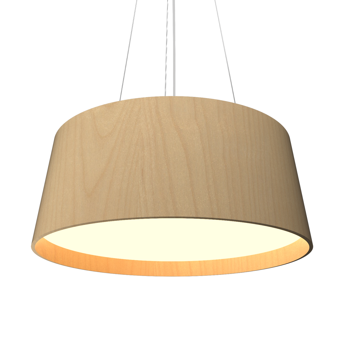Accord Lighting 296LED.34 Conical Accord Pendant in Maple