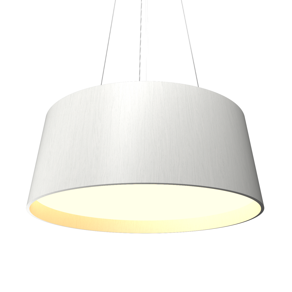 Accord Lighting 296LED.47 Conical Accord Pendant in Organic White
