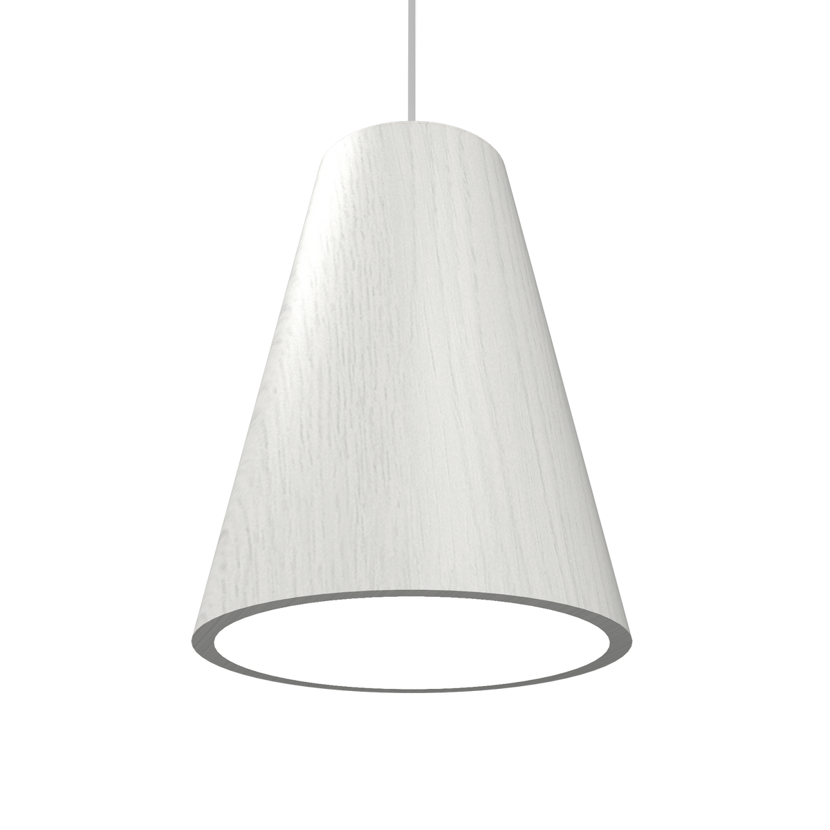 Accord Lighting 1130C.47 Conical Crystal Accord Pendant in Organic White