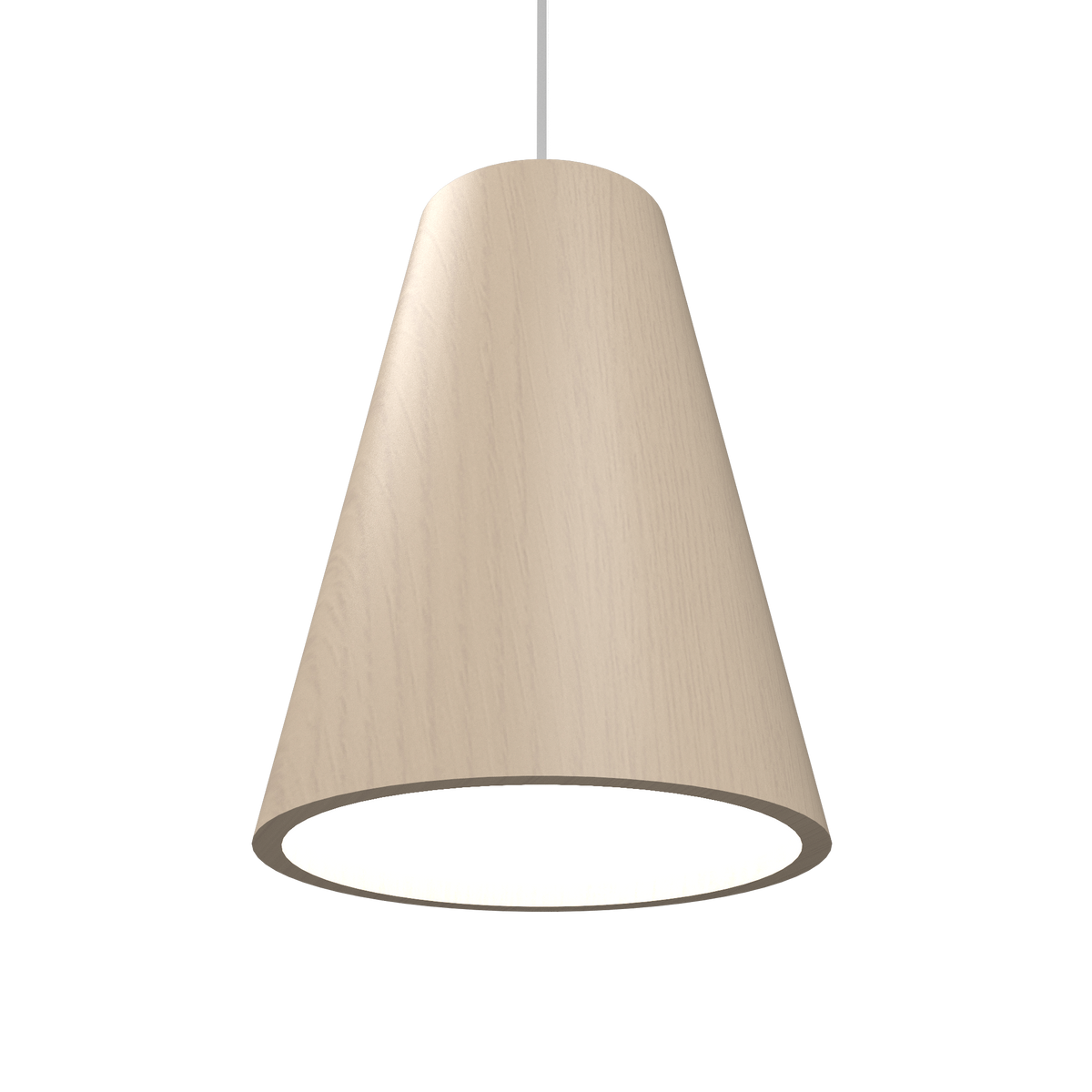 Accord Lighting 1130C.48 Conical Crystal Accord Pendant in Organic Cappuccino