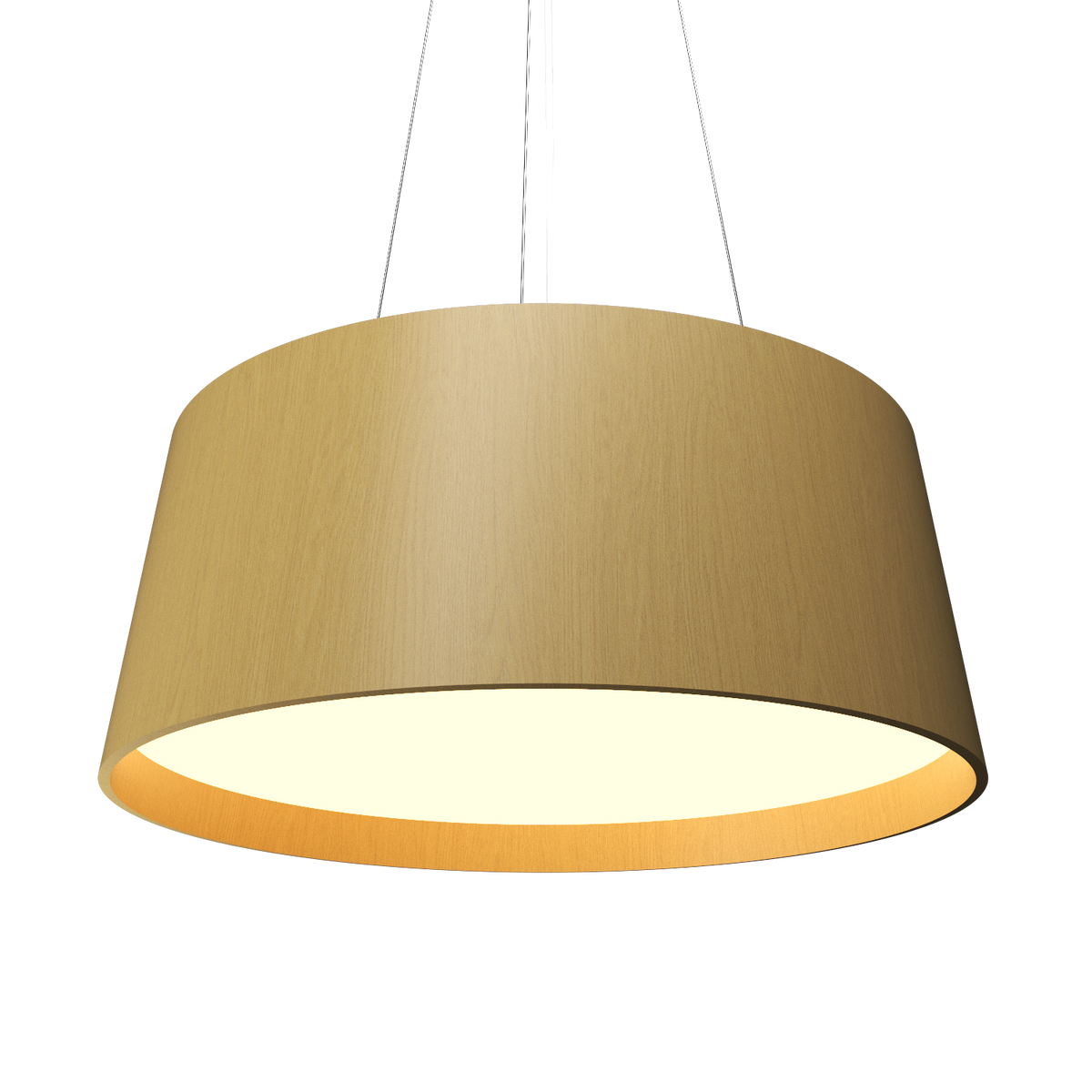 Accord Lighting 296LED.49 Conical Accord Pendant in Organic Gold