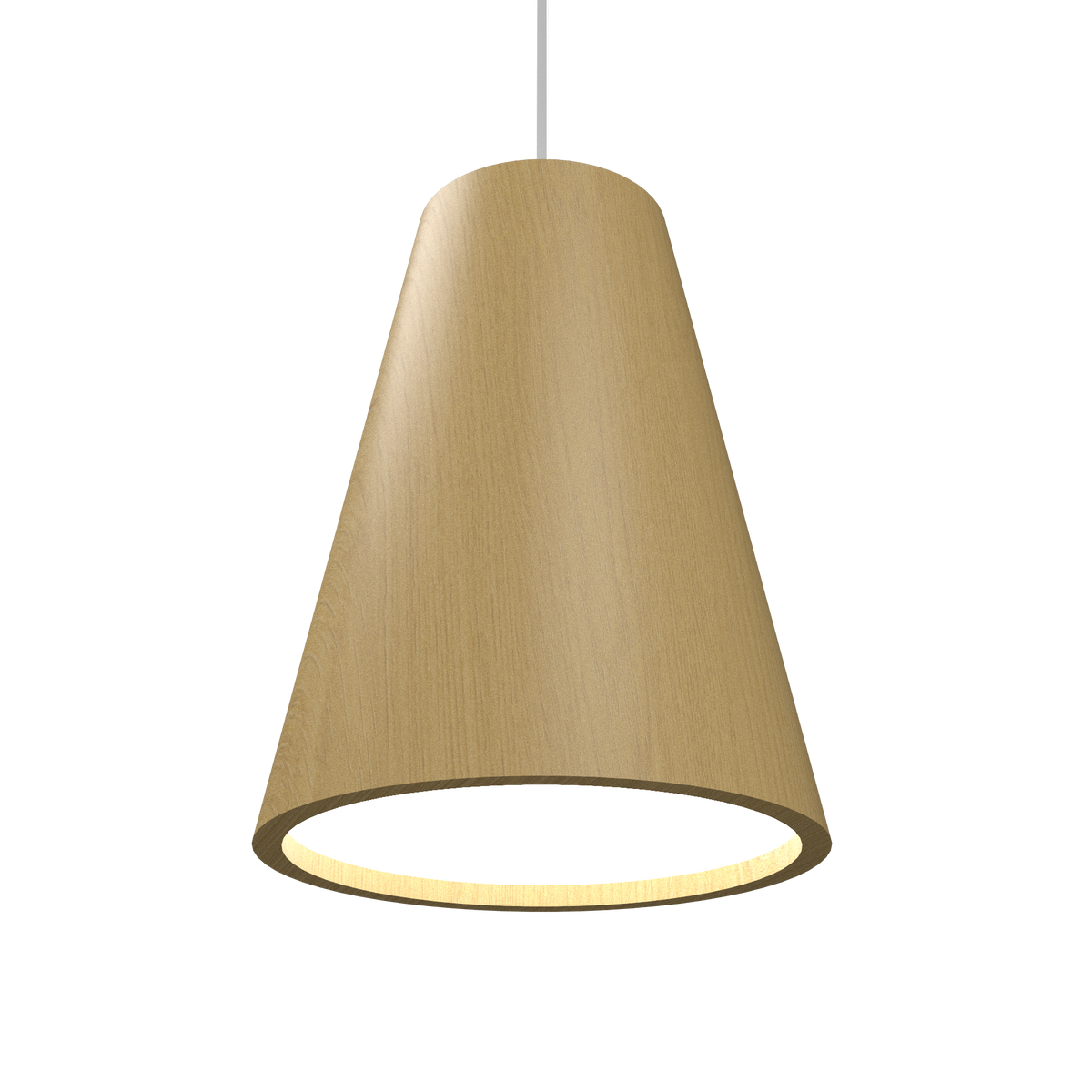 Accord Lighting 1130C.49 Conical Crystal Accord Pendant in Organic Gold