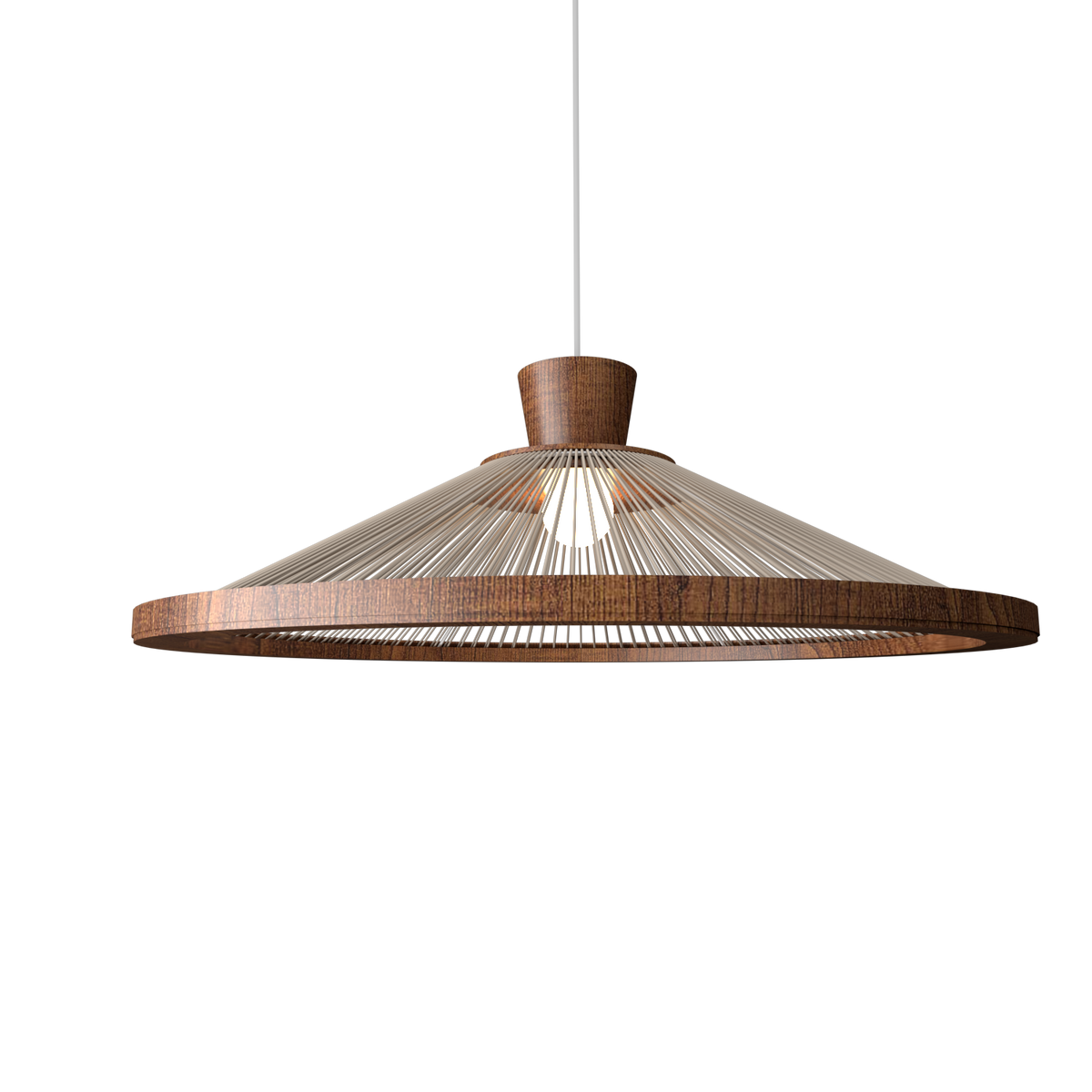 Accord Lighting 1532.06 Corda Accord Pendant in Imbuia