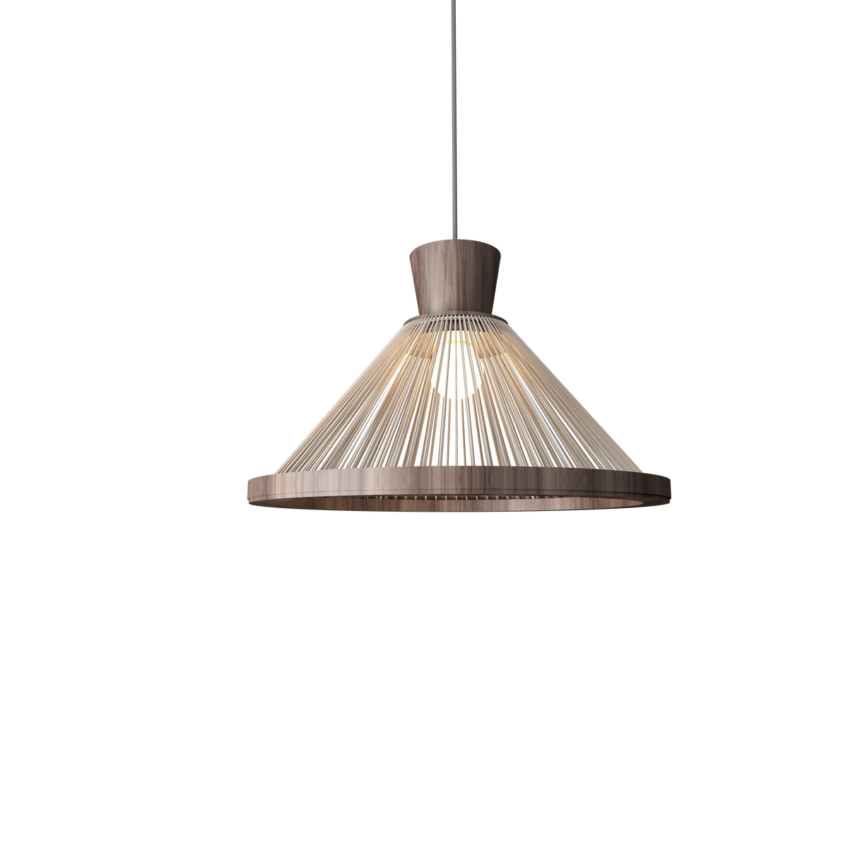 Accord Lighting 1531.18 Corda Accord Pendant in American Walnut