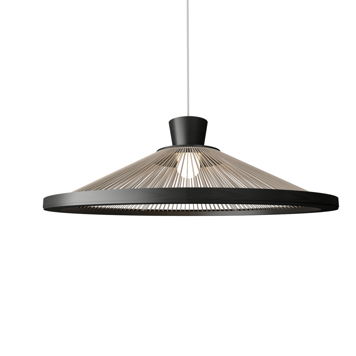 Accord Lighting 1532.44 Corda Accord Pendant in Charcoal