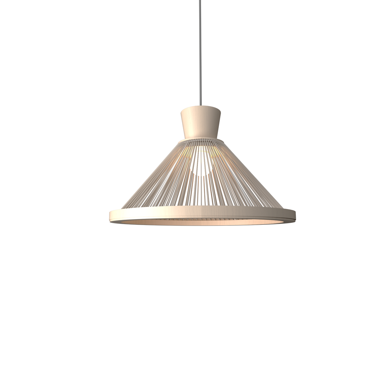 Accord Lighting 1531.48 Corda Accord Pendant in Organic Cappuccino