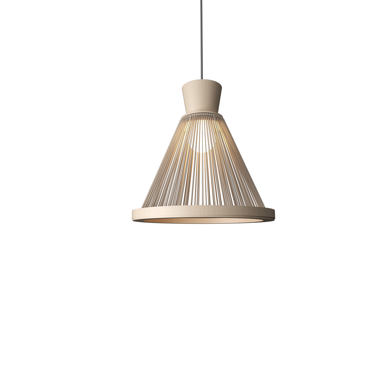 Accord Lighting 1530.48 Corda Accord Pendant in Organic Cappuccino