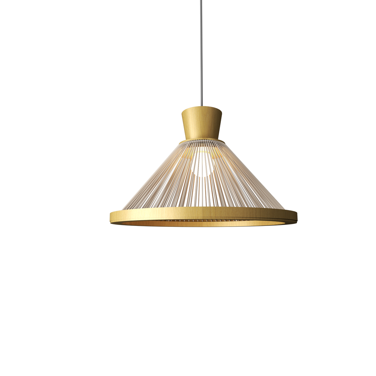 Accord Lighting 1531.49 Corda Accord Pendant in Organic Gold