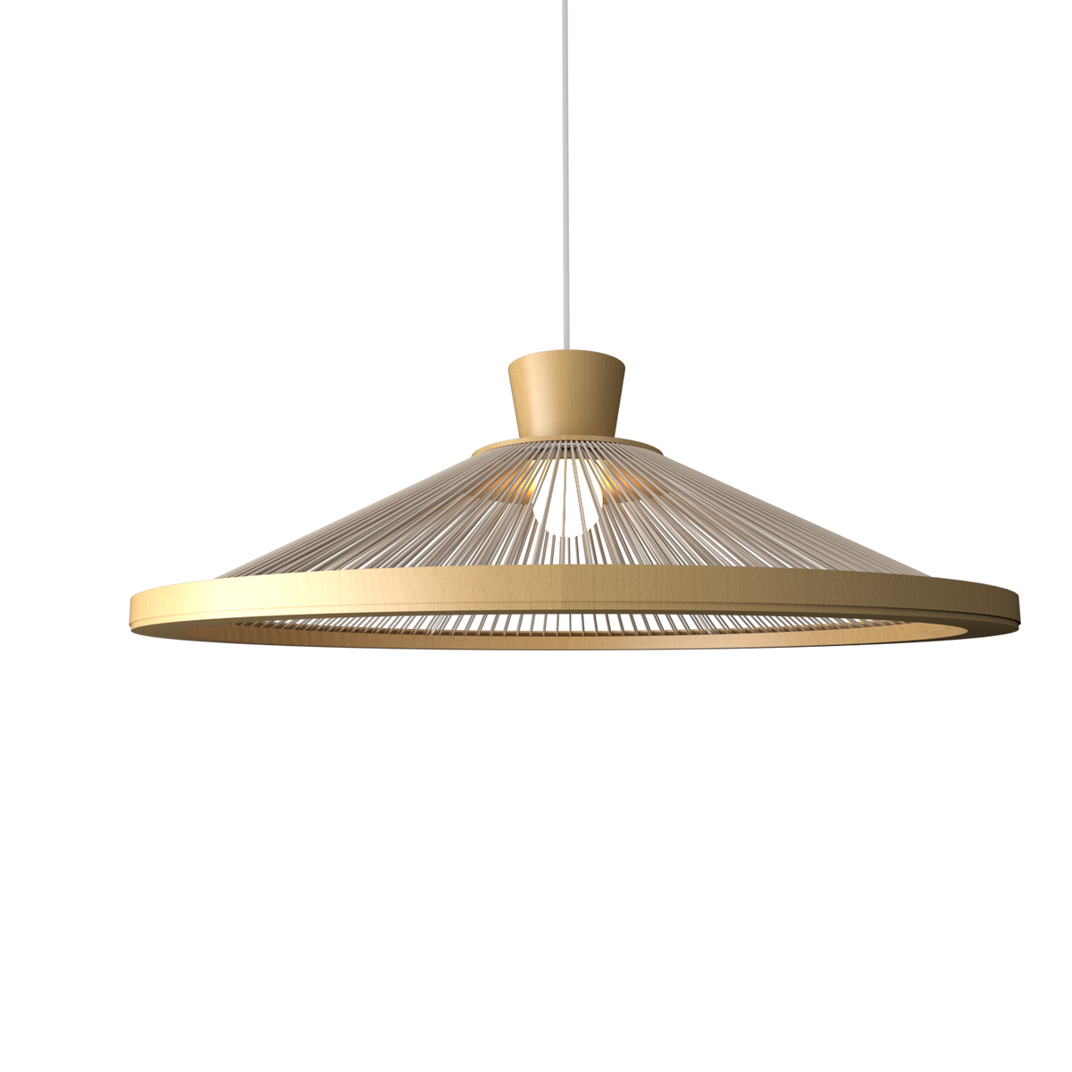 Accord Lighting 1532.49 Corda Accord Pendant in Organic Gold