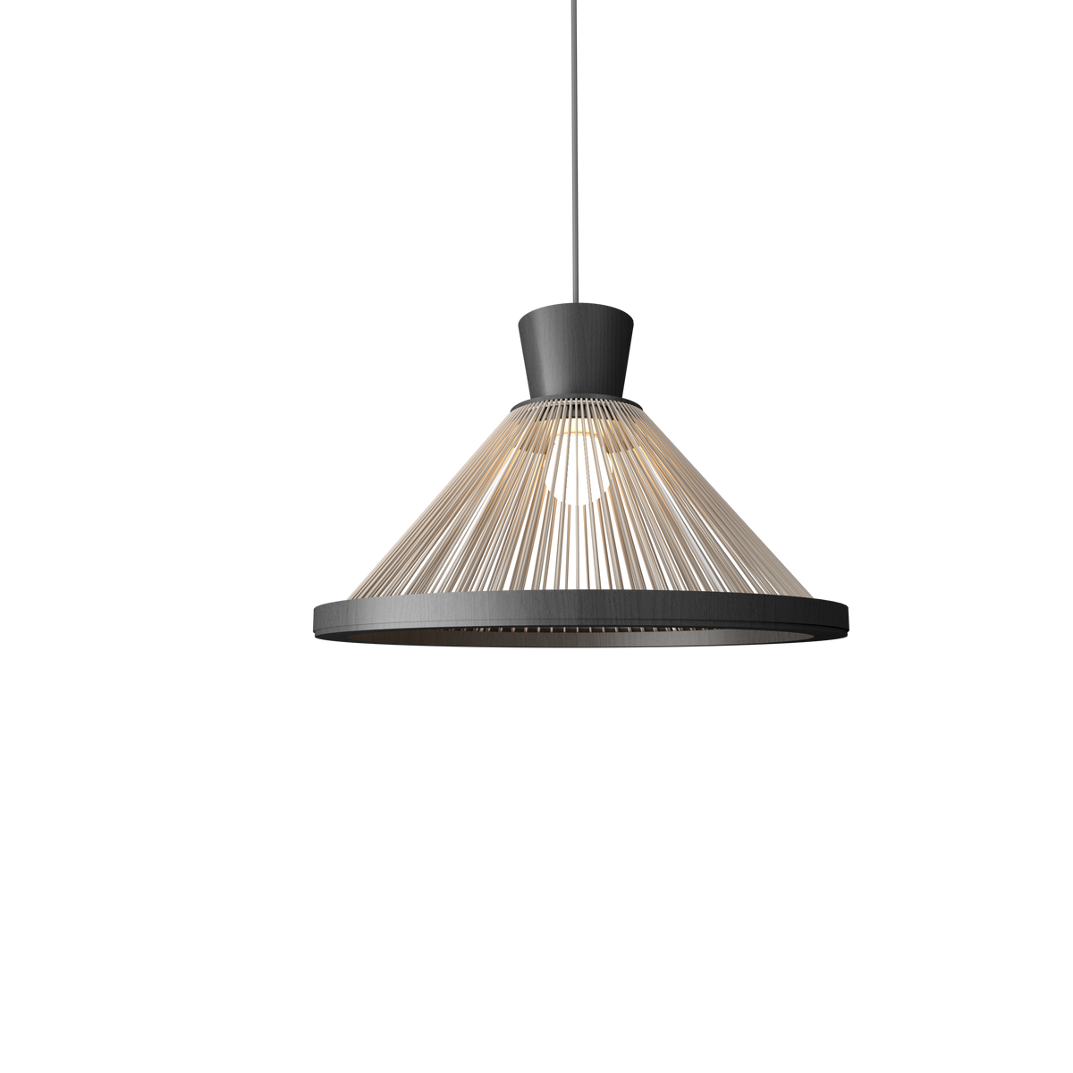 Accord Lighting 1531.50 Corda Accord Pendant in Organic Grey