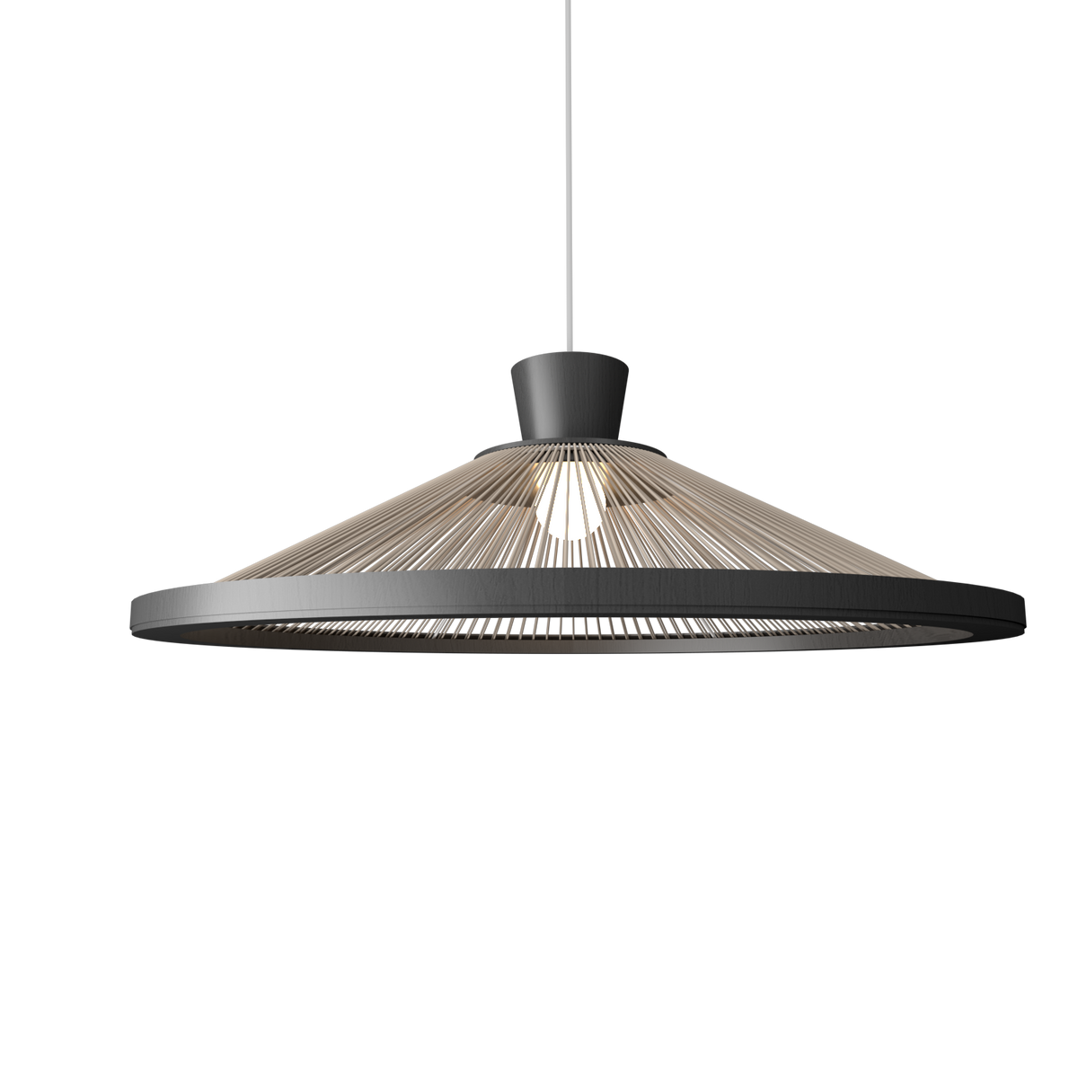 Accord Lighting 1532.50 Corda Accord Pendant in Organic Grey
