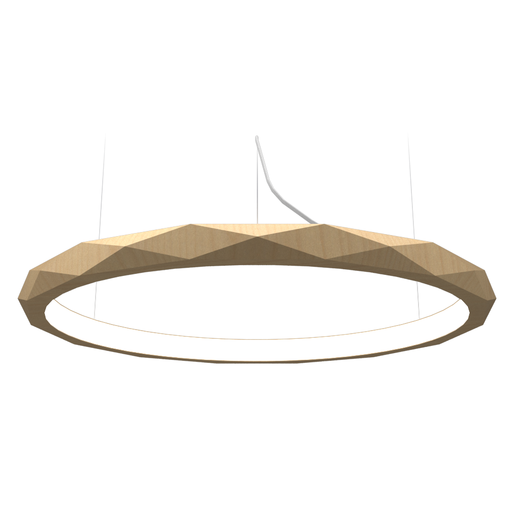 Accord Lighting 1354LED.34 Facet Accord Pendant in Maple