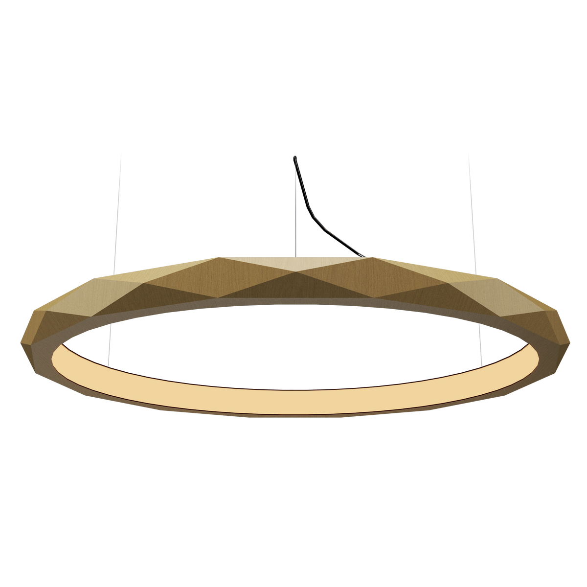 Accord Lighting 1354LED.49 Facet Accord Pendant in Organic Gold