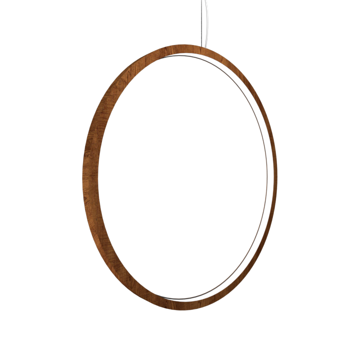 Accord Lighting 1294LED.06 Frame Accord Pendant in Imbuia
