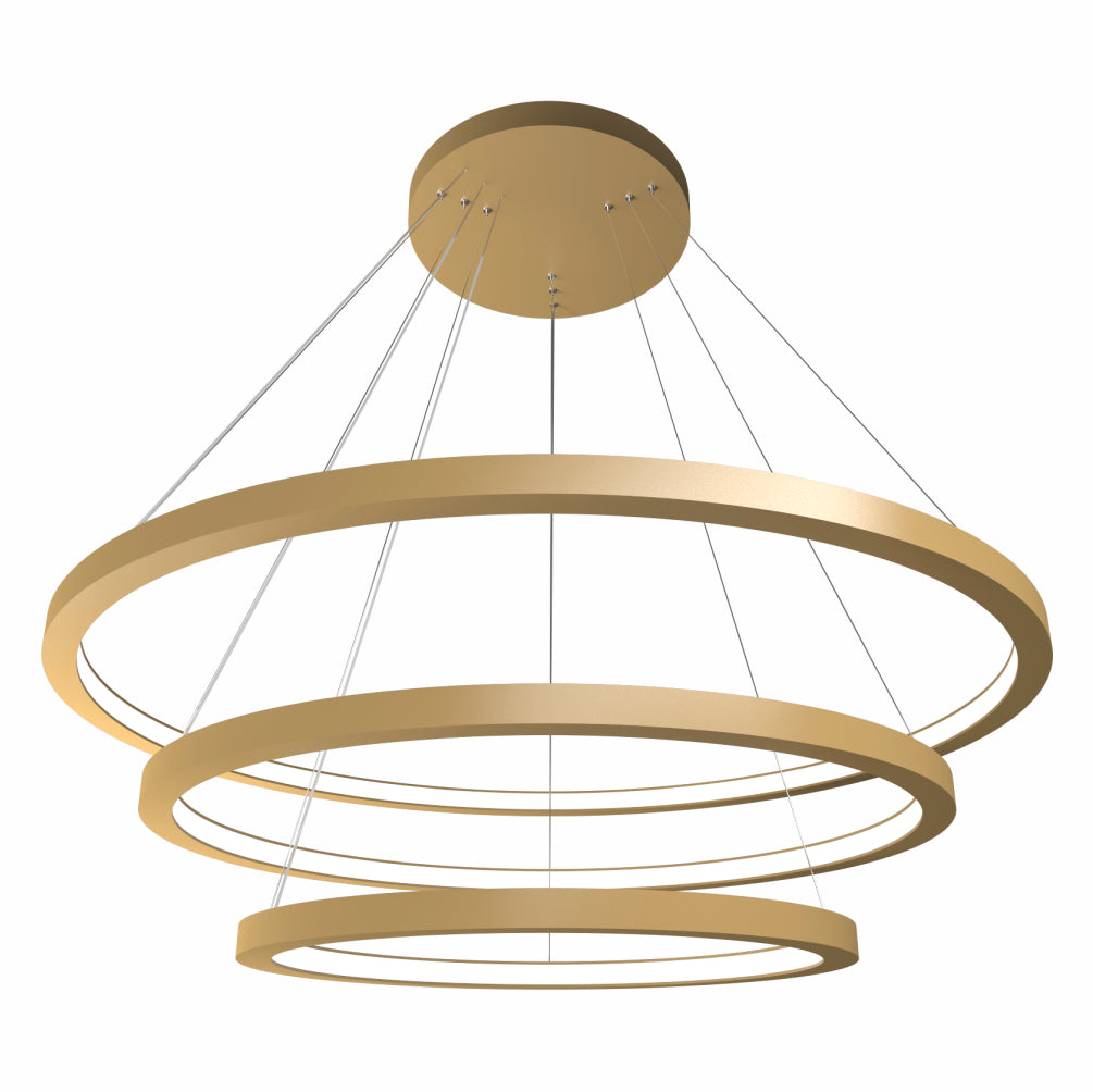 Accord Lighting 1414LED Frame Trio Cylindrical Pendant