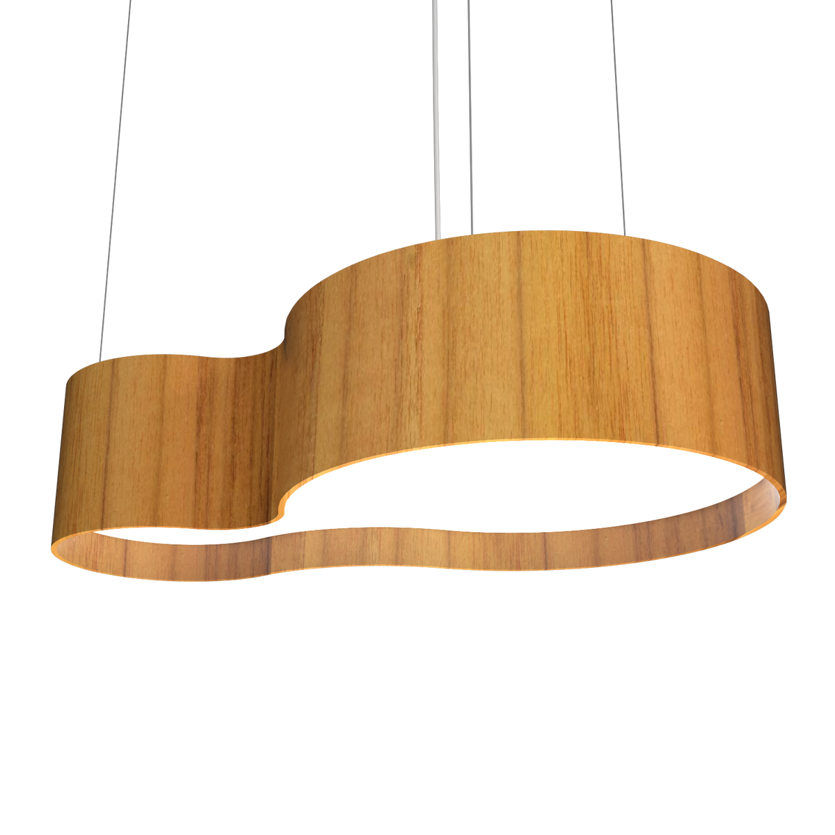 Accord Lighting 285LED.12 Organic Accord Suspension en teck
