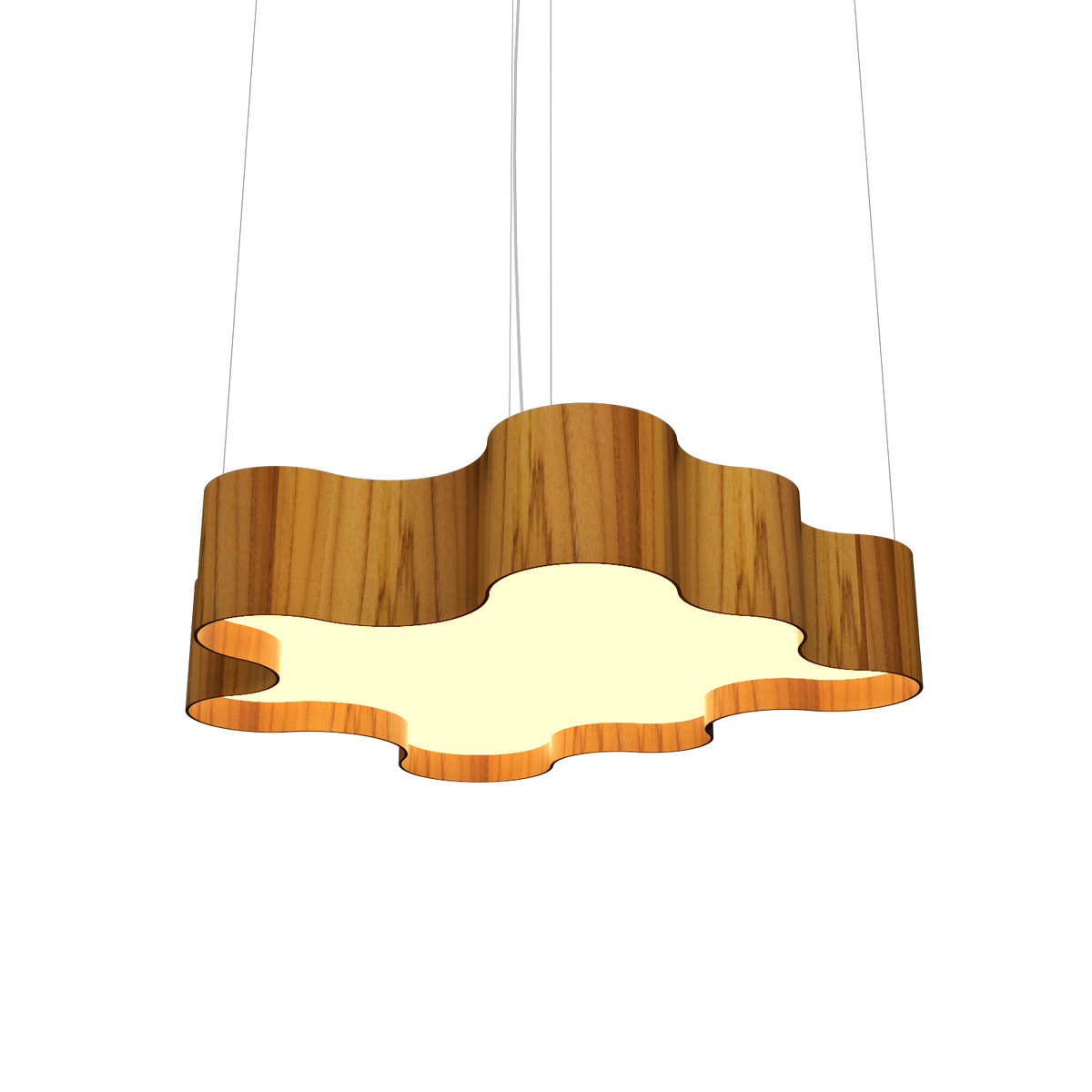 Accord Lighting 1200LED.12 Organic Accord Pendant in Teak