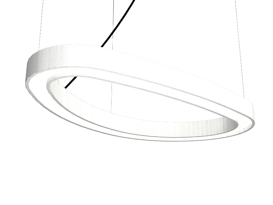 Accord Lighting 1329LED.47 Organic Accord Suspension en blanc biologique