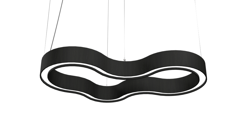 Accord Lighting 1345LED.44 Organic Accord Pendant in Charcoal