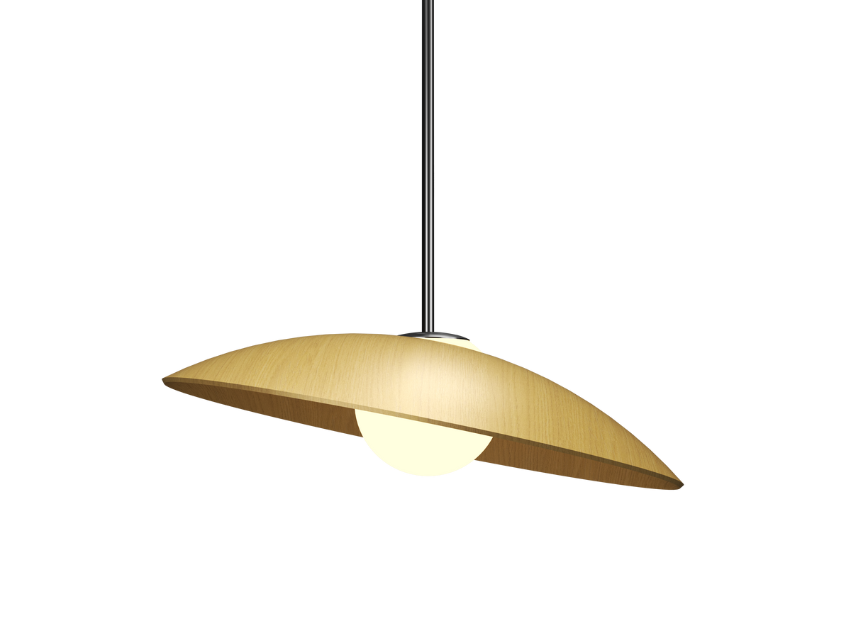 Accord Lighting 1515.49 Oyster Accord Pendant in Organic Gold