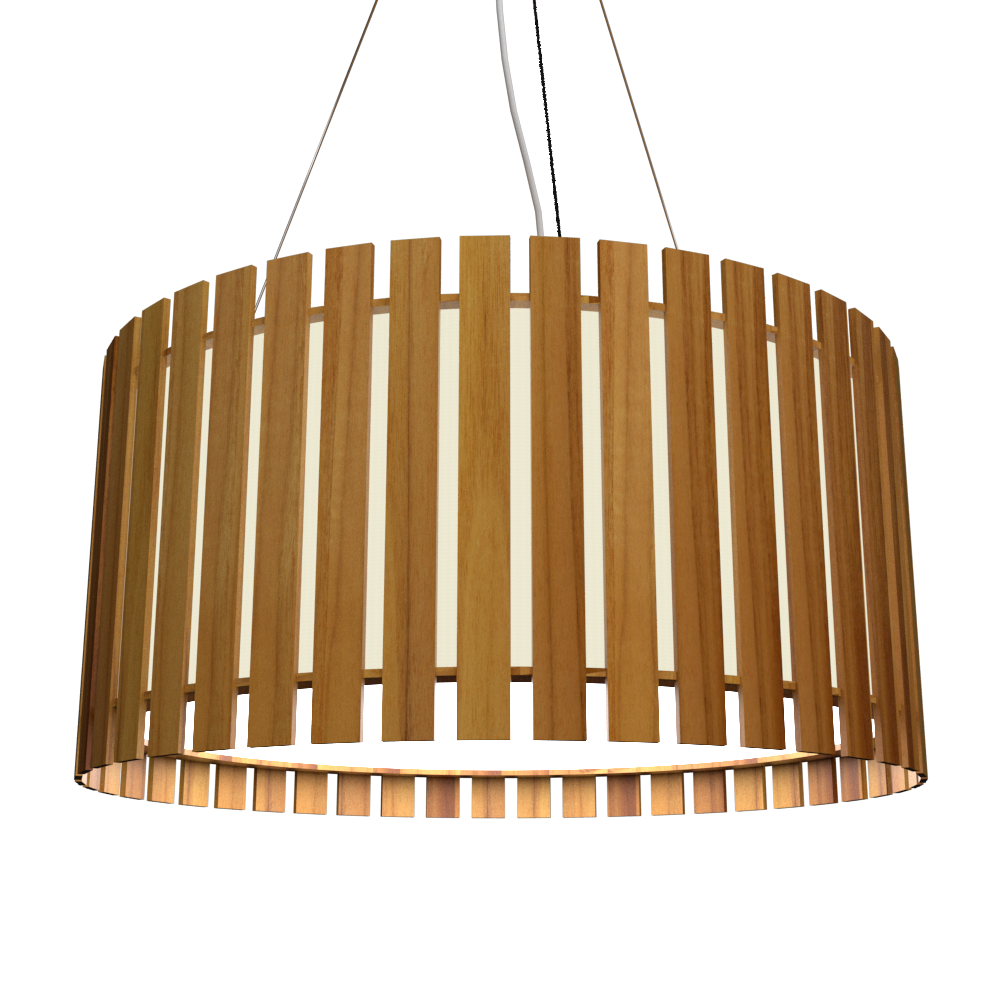 Accord Lighting 1094LED.12 Accord à lattes Suspension en teck