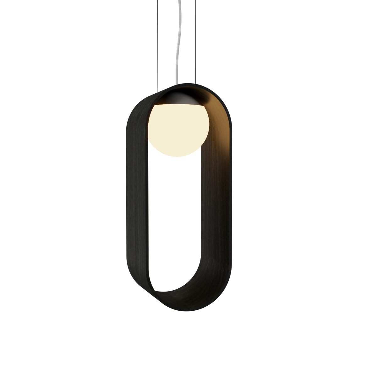 Accord Lighting 1466.44 Sfera Accord Pendant in Charcoal