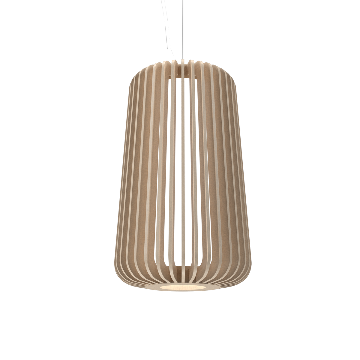 Accord Lighting 1427.48 Stecche Di Legno Accord Suspension dans un cappuccino bio