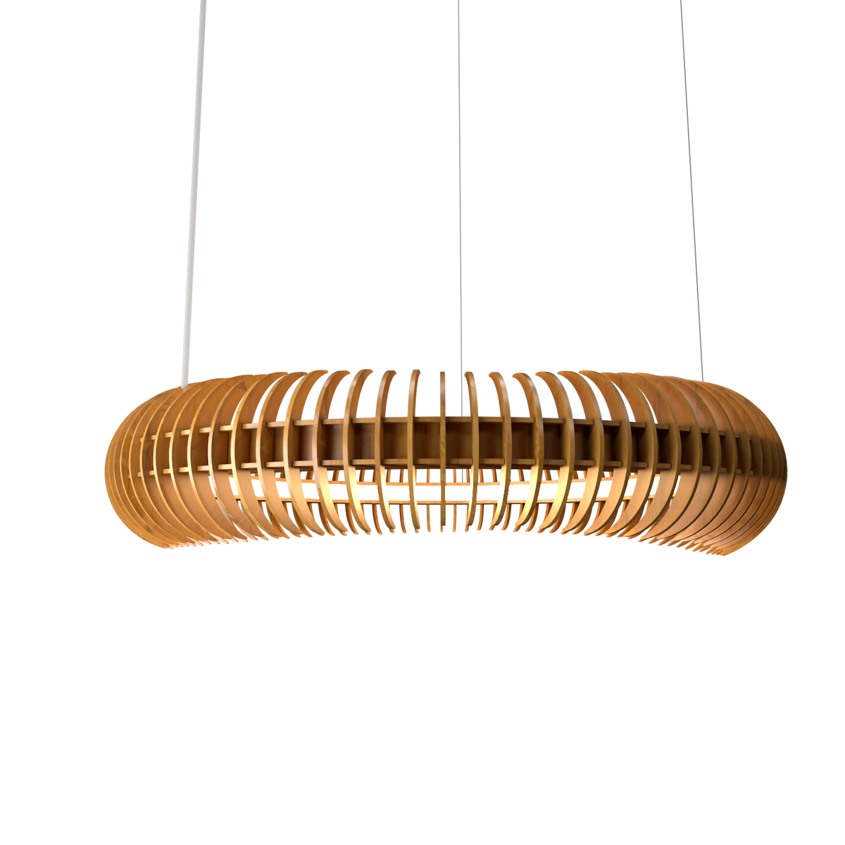 Accord Lighting 1533LED.12 Lampe de Legno Suspension en teck