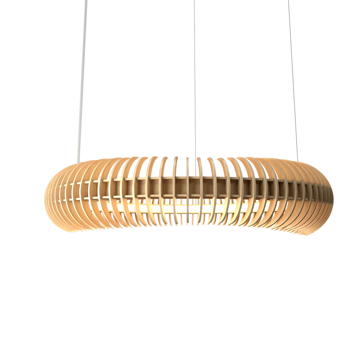 Accord Lighting 1533LED.34 Lampe de Legno Suspension à Maple