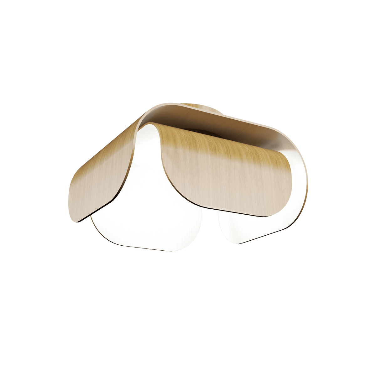Accord Lighting 5115.09 Plafonnier Accord Clean en Louro Freijo