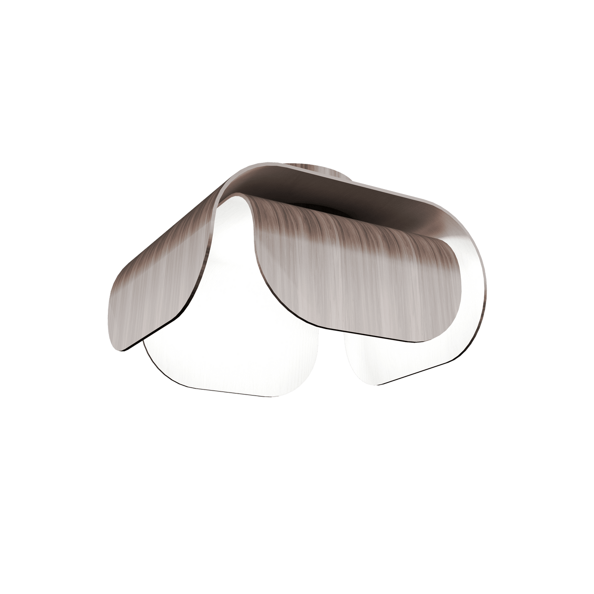 Plafonnier Accord Lighting 5115.18 Clean Accord en noyer américain