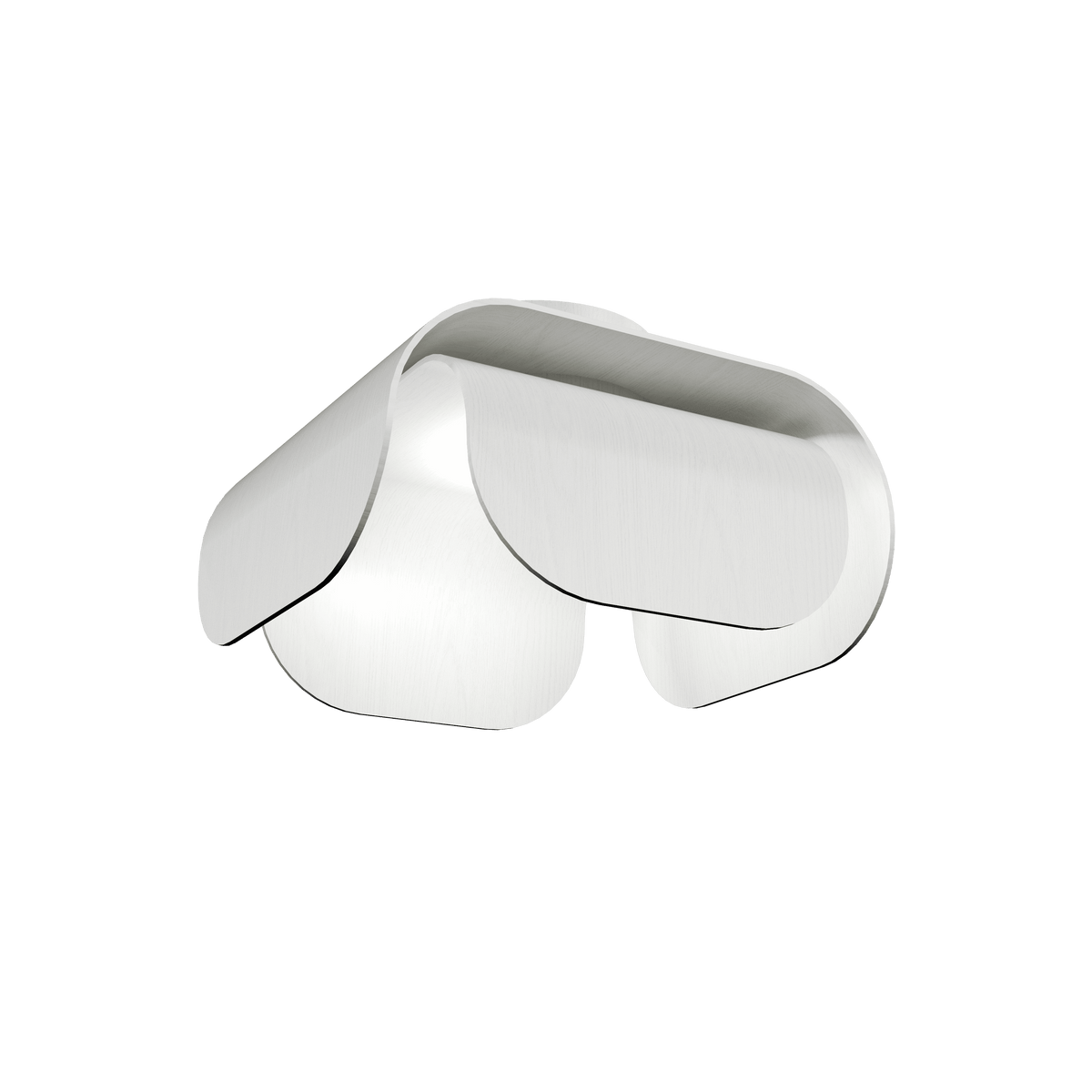 Plafonnier Accord Lighting 5115.47 Clean Accord en blanc organique