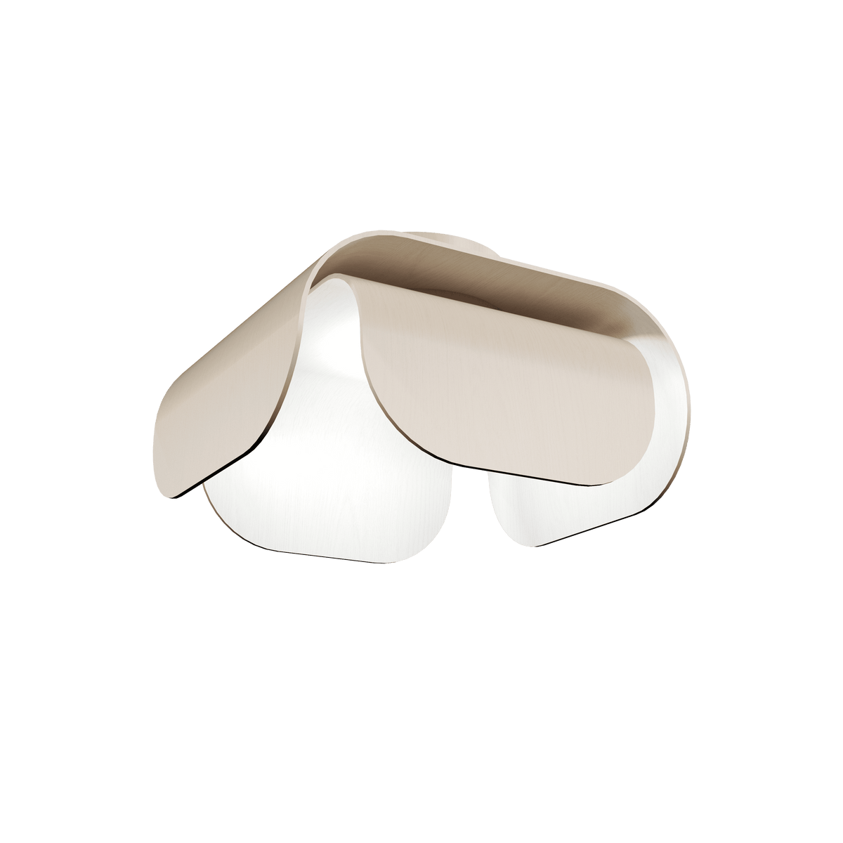 Plafonnier Accord Lighting 5115.48 Clean Accord, coloris Cappuccino Bio