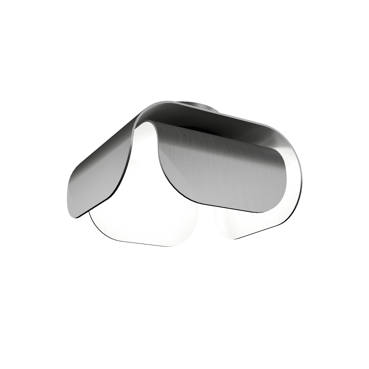 Plafonnier Accord Lighting 5115.50 Clean Accord en gris organique