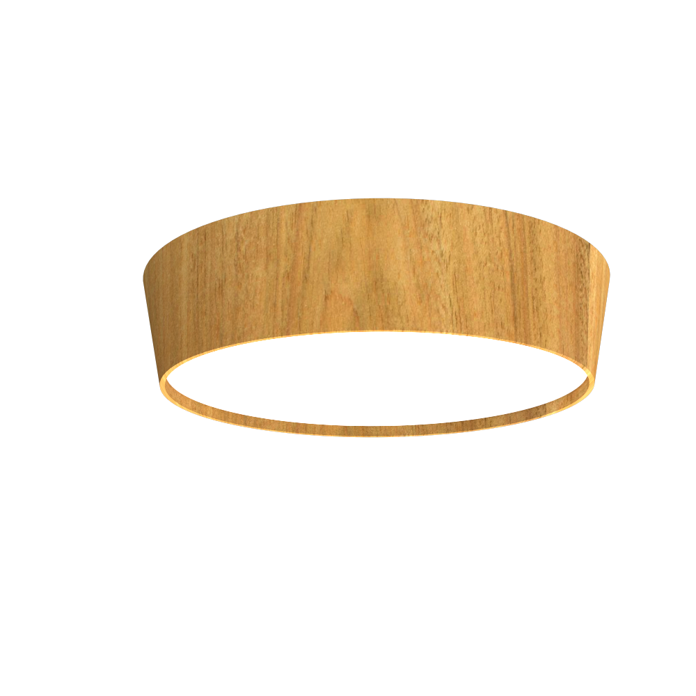 Accord Lighting 5109LED.09 Conic Accord Ceiling in Louro Freijo
