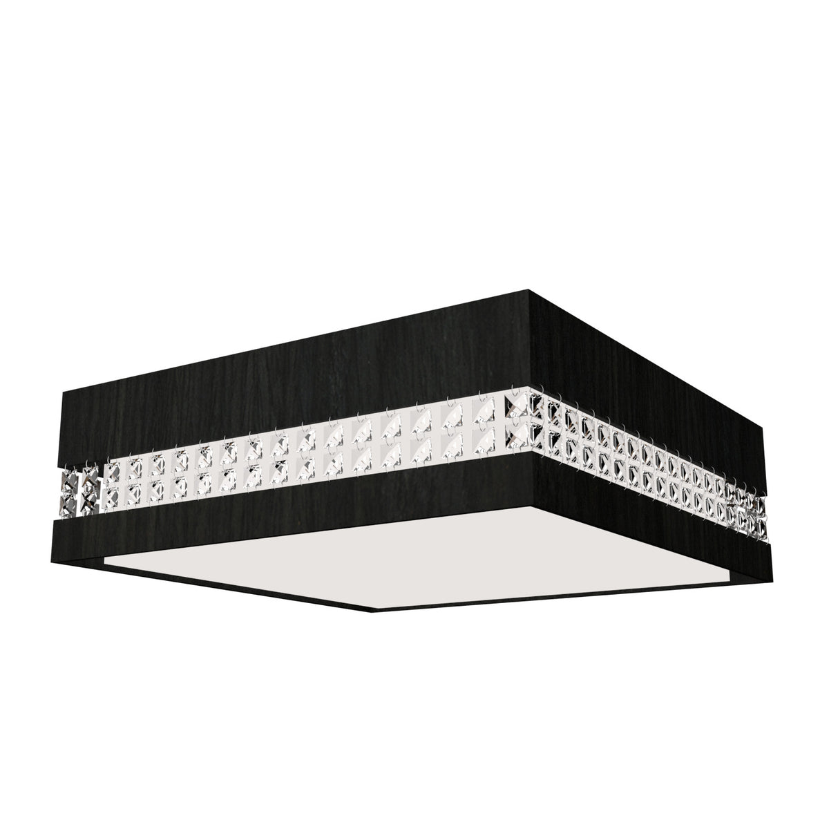 Accord Lighting 5046CLED.44 Crystals Accord Ceiling Mounted in Charcoal