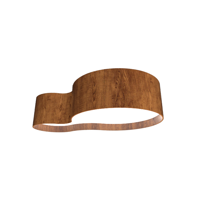 Plafonnier Accord Lighting 5064LED.06 Organic Accord en Imbuia