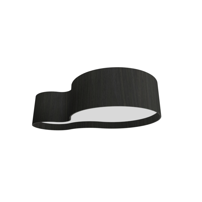 Plafonnier Accord Lighting 5064LED.44 Organic Accord, couleur anthracite