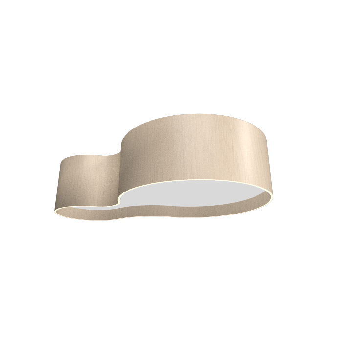 Plafonnier Accord Lighting 5064LED.48 Organic Accord, coloris Cappuccino organique