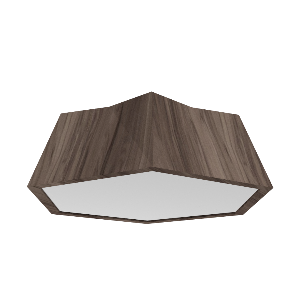 Plafonnier Accord Lighting 5063LED.18 Physalis Accord en noyer américain