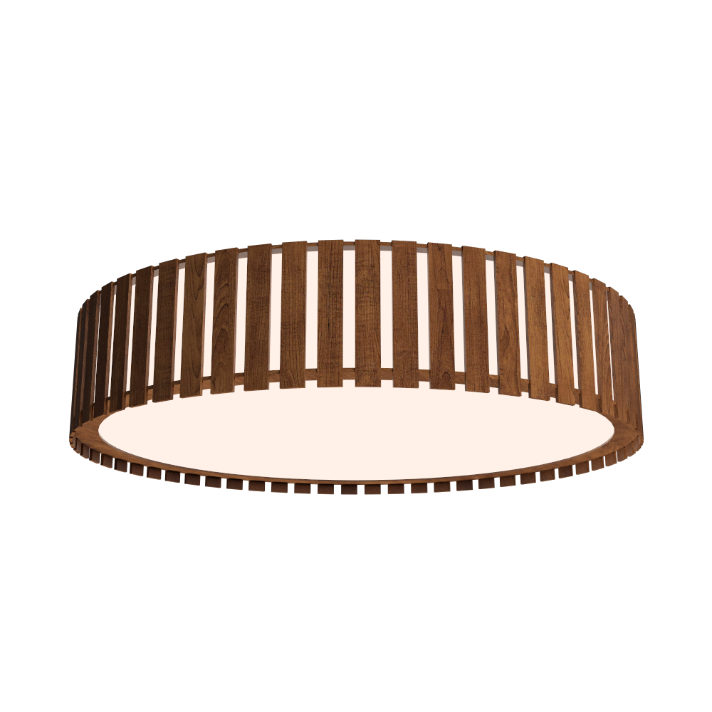 Plafonnier Accord Lighting 5033LED.06 à lattes, coloris Imbuia