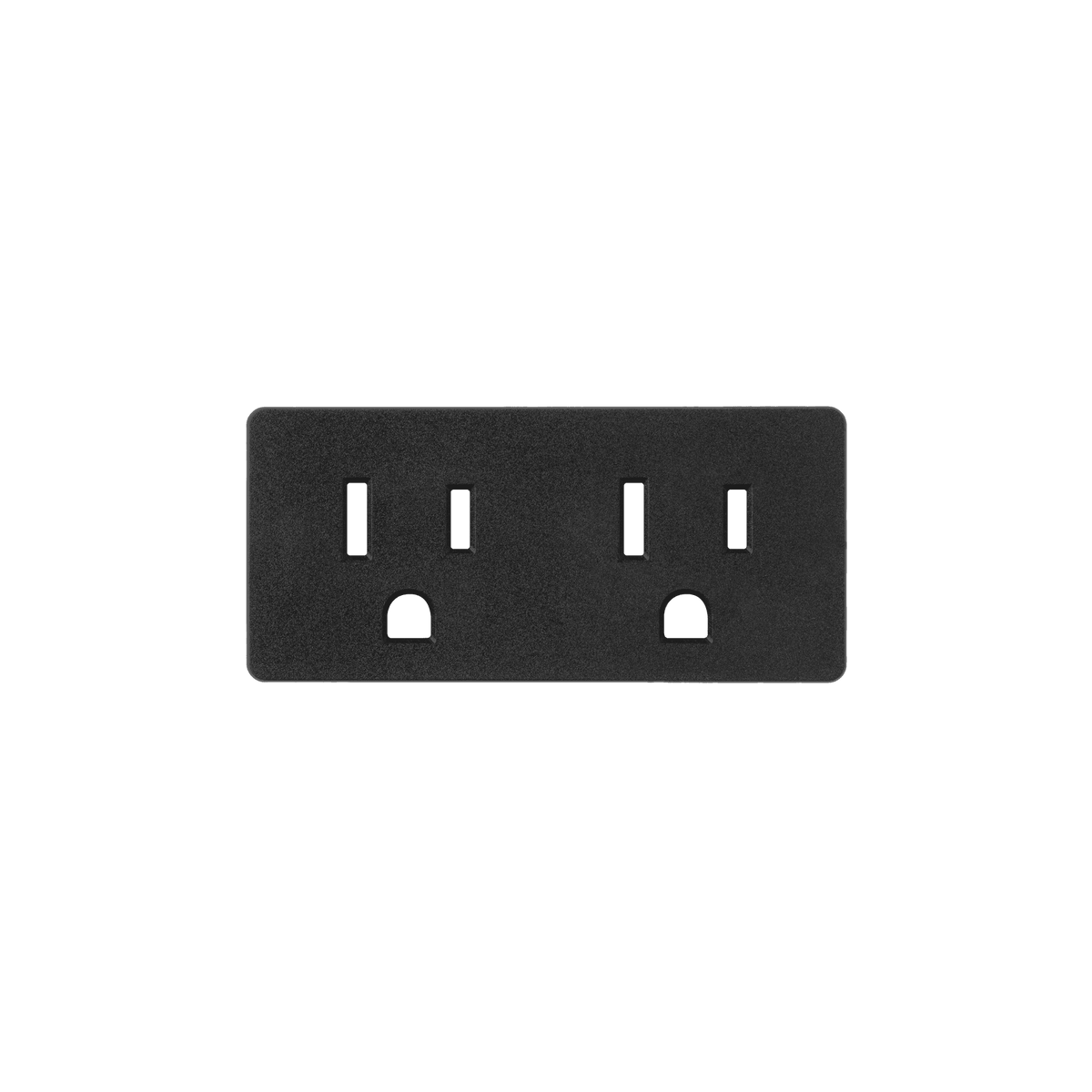 Prado 9001-0062 Outlet Cover Plate in Black
