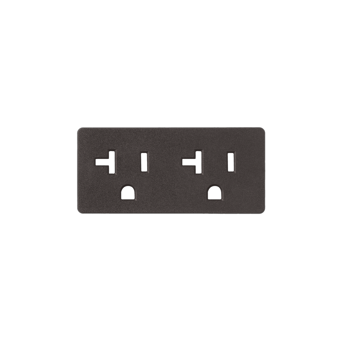 Prado 9001-1019 Outlet Cover Plate in Espresso